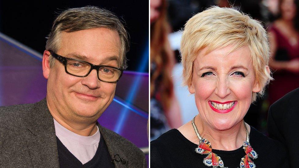 Charlie Higson and Julie Hesmondhalgh