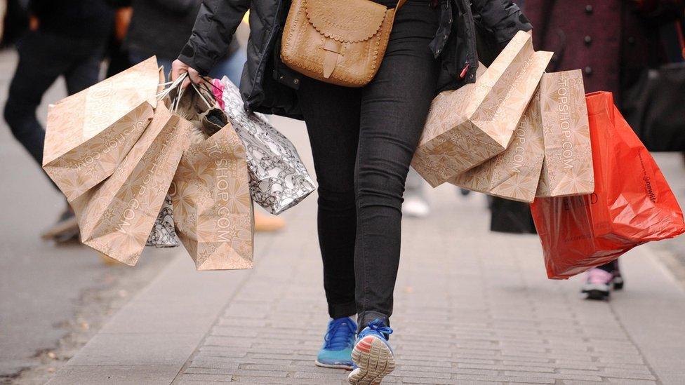 Christmas shopper