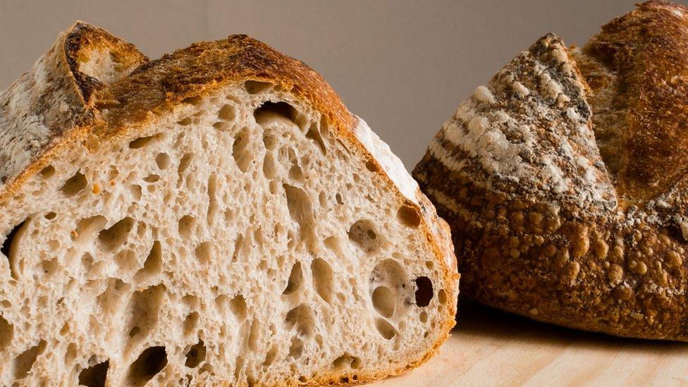 Sourdough loaves from Hobbs House Bakery