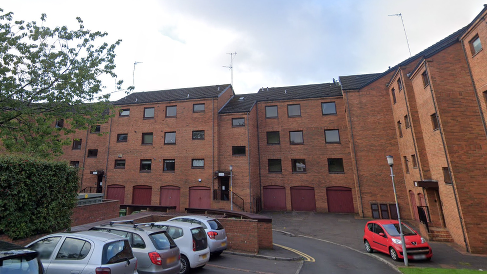 Block of flats in Glasgow