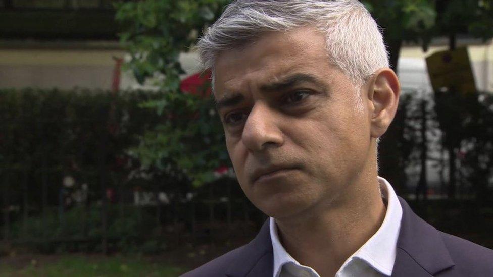 London Mayor Sadiq Khan