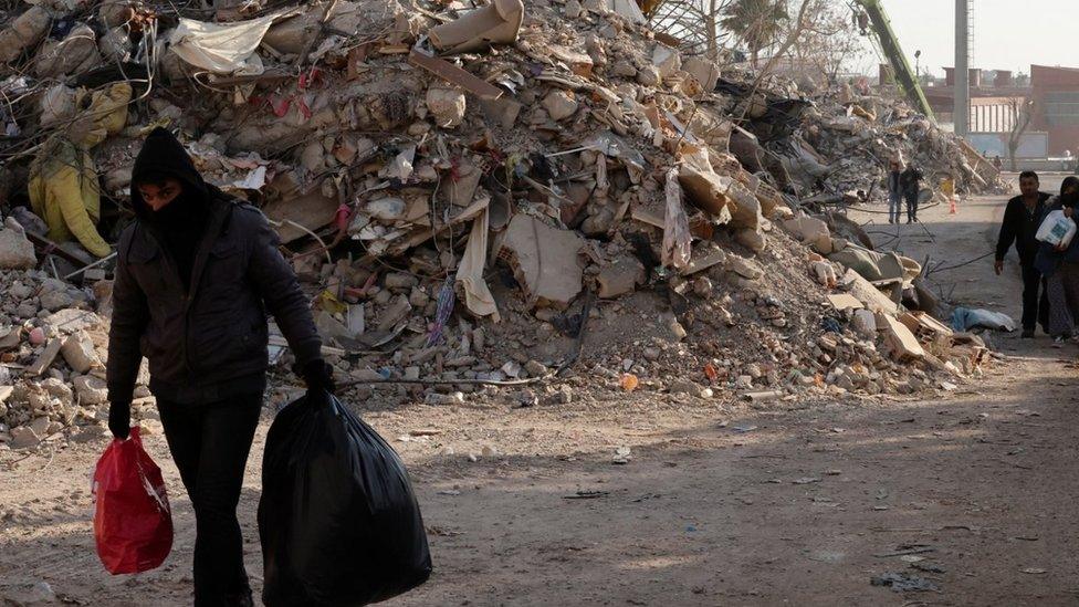 Aftermath of the deadly earthquake, in Kahramanmaras