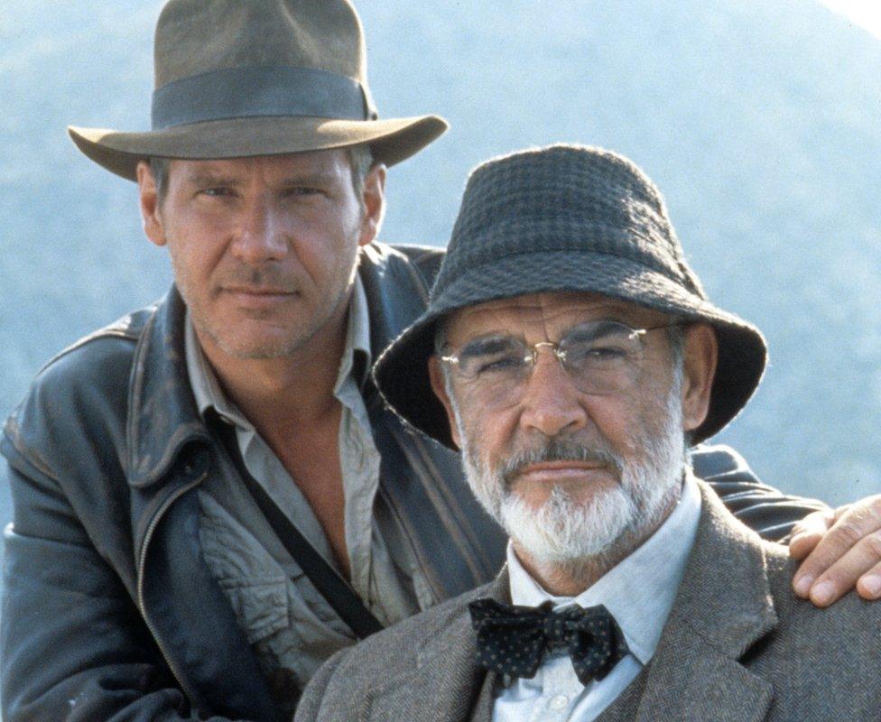 Harrison Ford and Sir Sean Connery