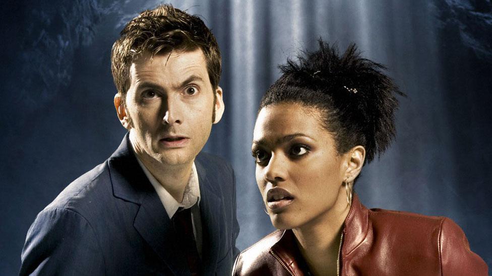 Freema Agyeman with David Tennant