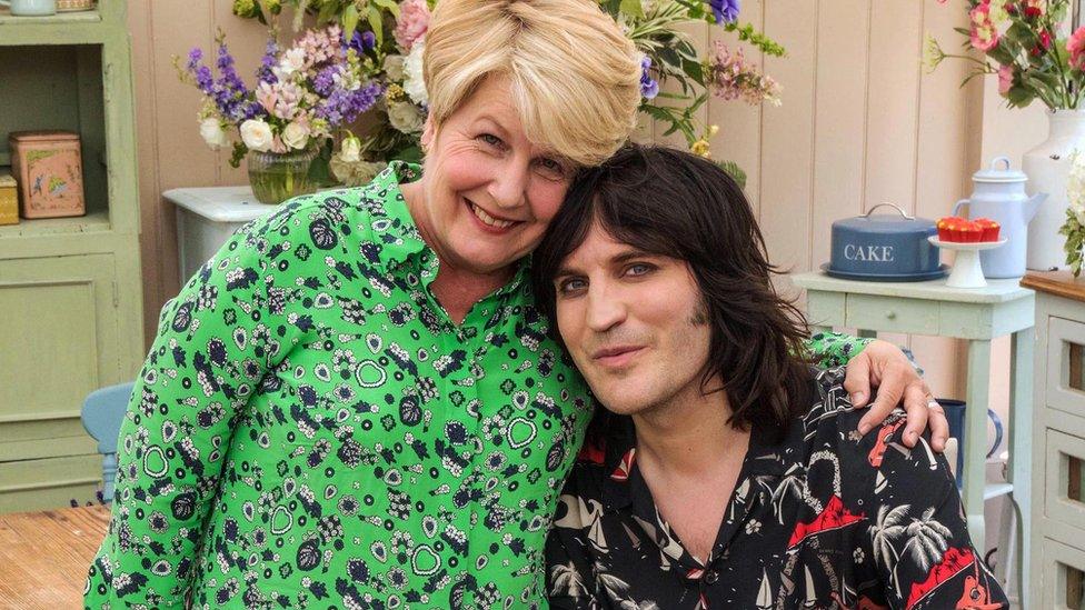 Sandi Toksvig and Noel Fielding