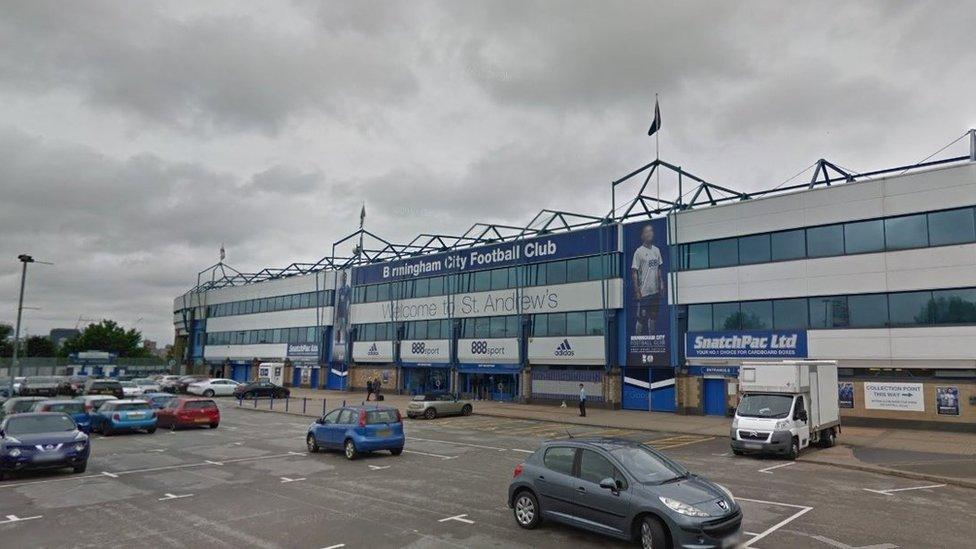 St Andrew's Stadium in Birmingham