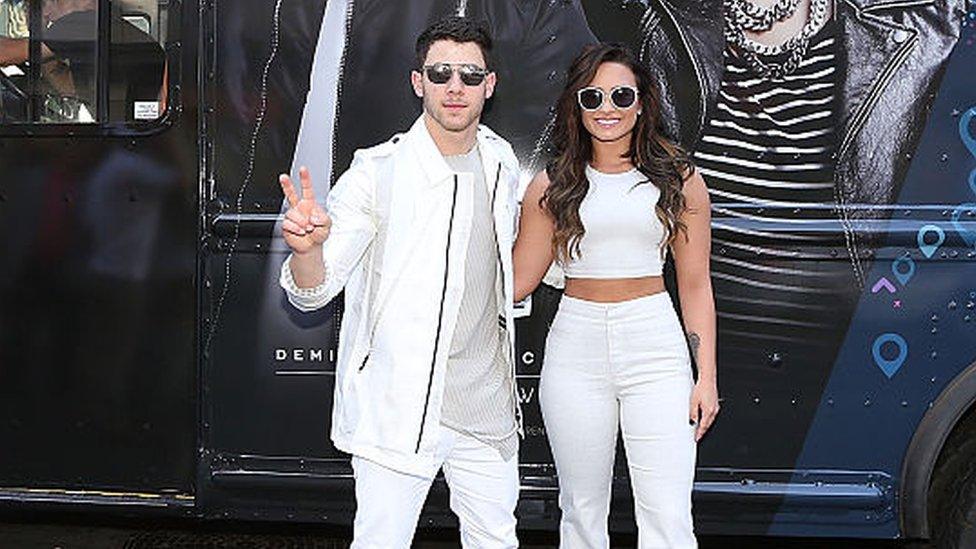 Nick Jonas and Demi Lovato