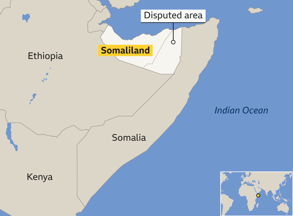 Somaliland map