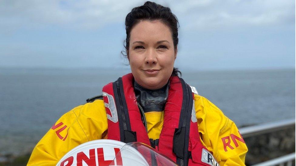 RNLI volunteer Kelly Clark