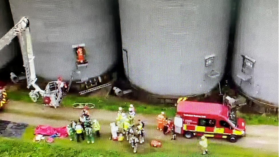 Incident at a silo