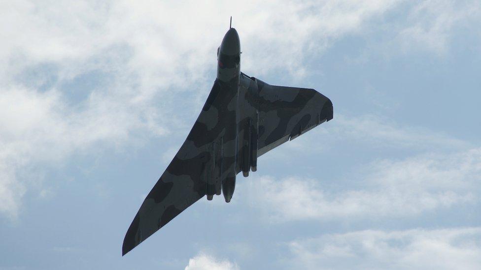 An Avro Vulcan at Clacton