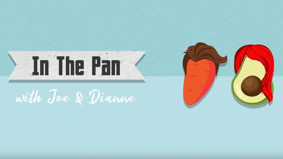 Dianne and Joe's "in the pan" logo