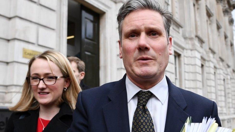 Rebecca Long Bailey and Sir Keir Starmer