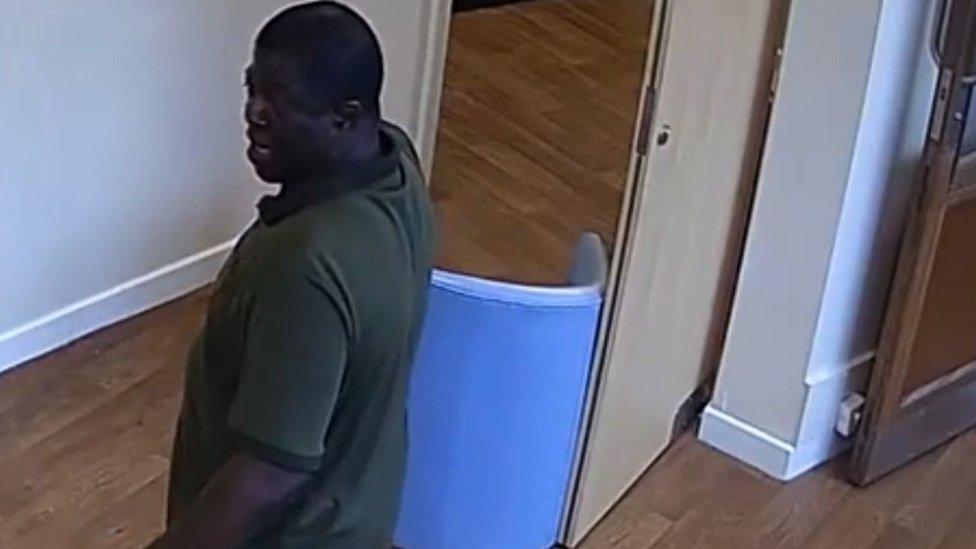 CCTV image of Dami Tobi Ayans