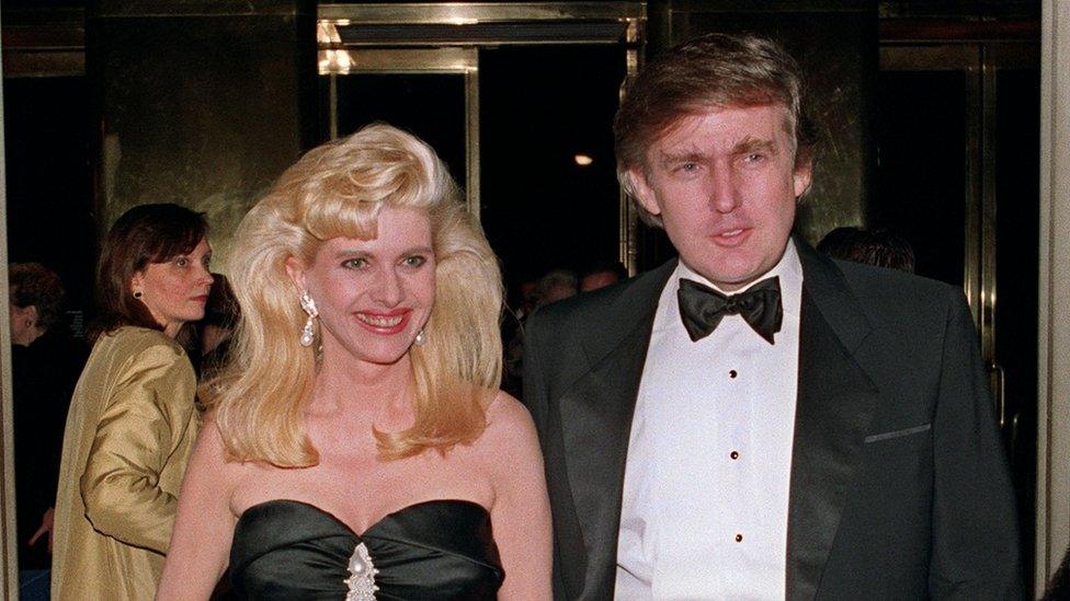 Trump and wife Ivanka in 1989