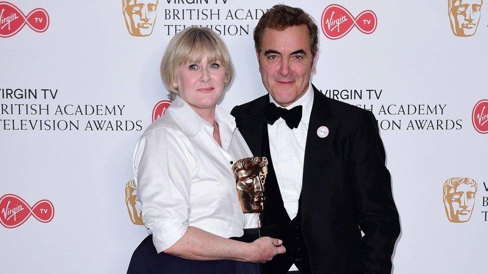 Sarah Lancashire and James Nesbitt