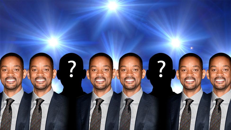 Several images of Will Smith