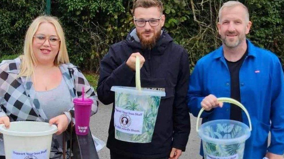 Scunthorpe fans out raising money on Saturday