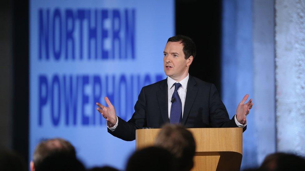 George Osborne at a Northern Powerhouse event in 2015