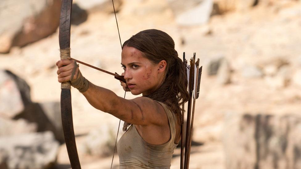 Alicia Vikander in Tomb Raider