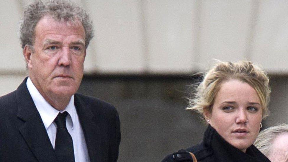 Jeremy Clarkson and Emily Clarkson