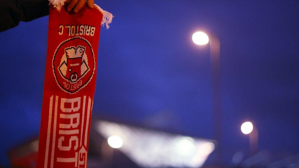 Bristol City scarf