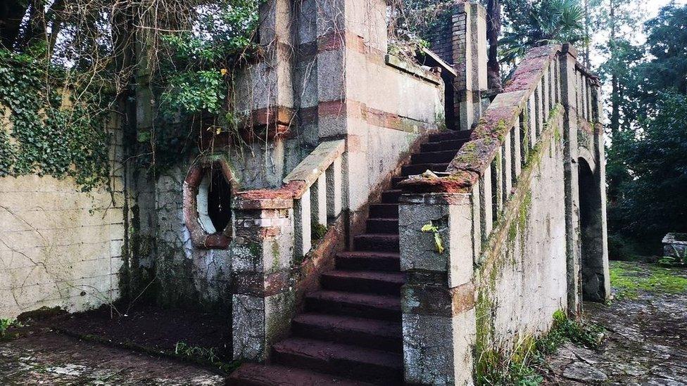 The summer house at the Italian Garden