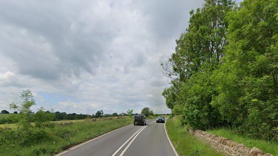 A44 in Enstone, West Oxfordshire