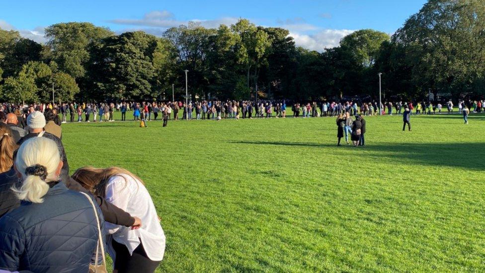 The Meadows queue