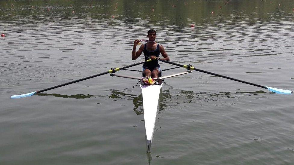 Dattu Bhokanal rowing