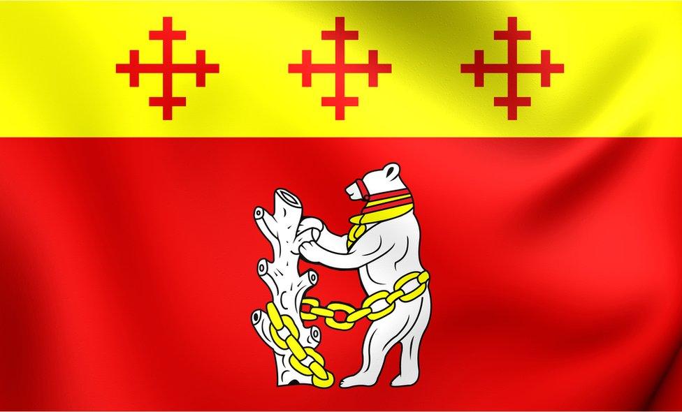 Warwickshire flag