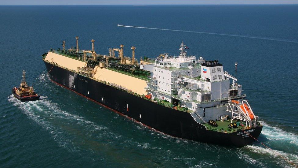 Chevron Weatstone LNG cargo departs for Japan.