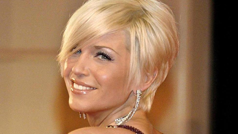 A picture of late Girls Aloud singer Sarah Harding