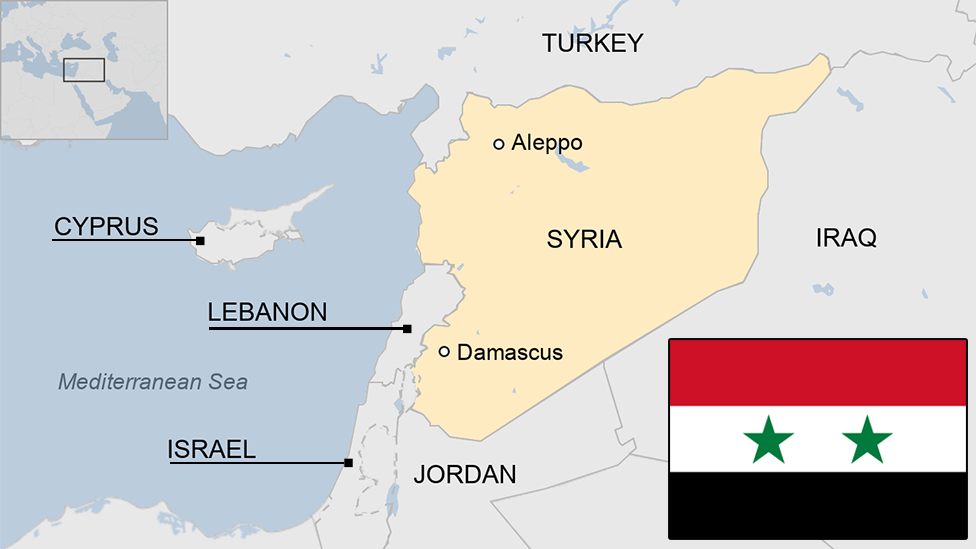 Map of Syria