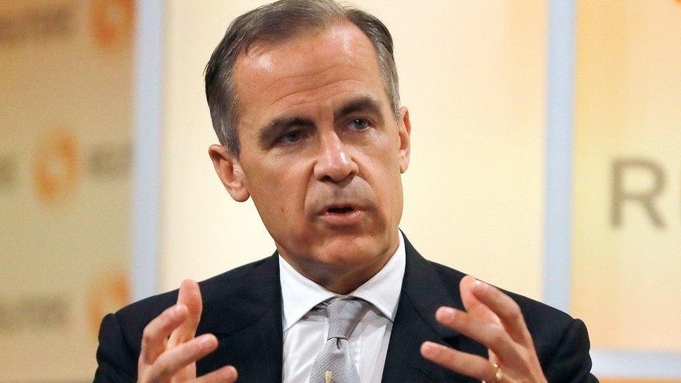 Governor of the Bank of England Mark Carney