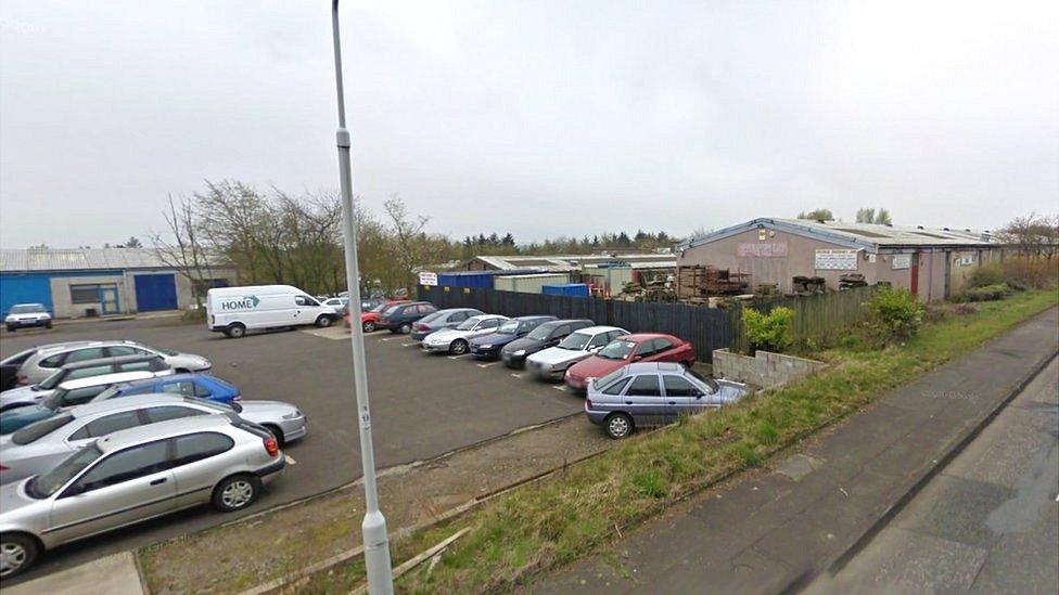 Whitehill industrial estate in Glenrothes