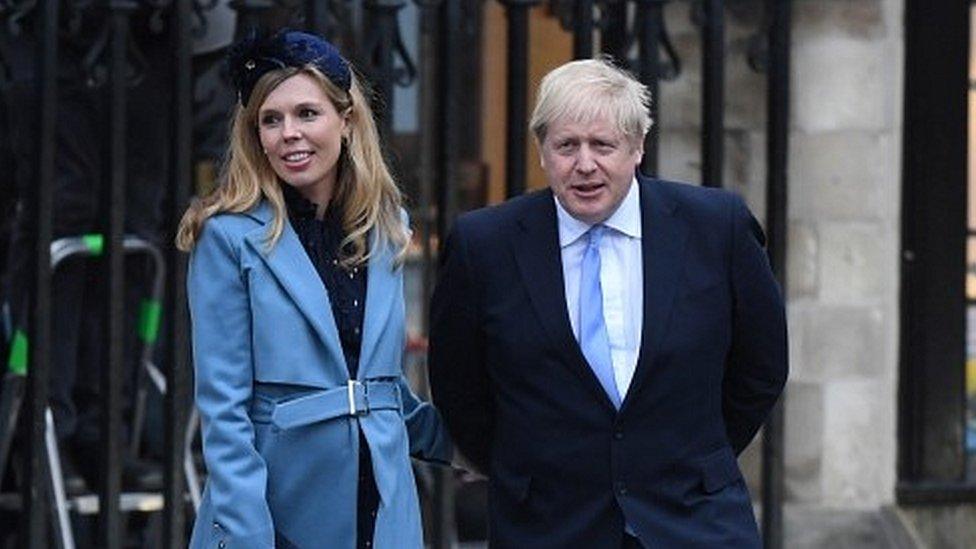 Carrie and Boris Johnson