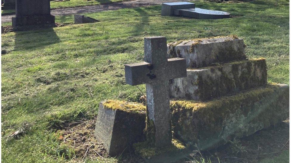 Many families have complained about stones being dismantled or laid flat.