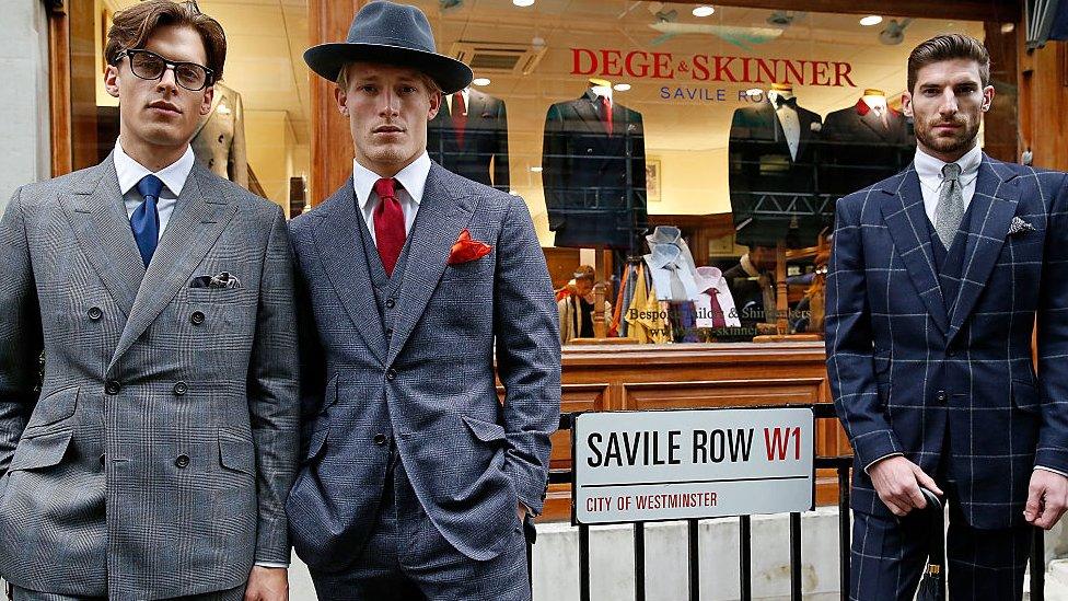 Savile Row is famous for its bespoke suits