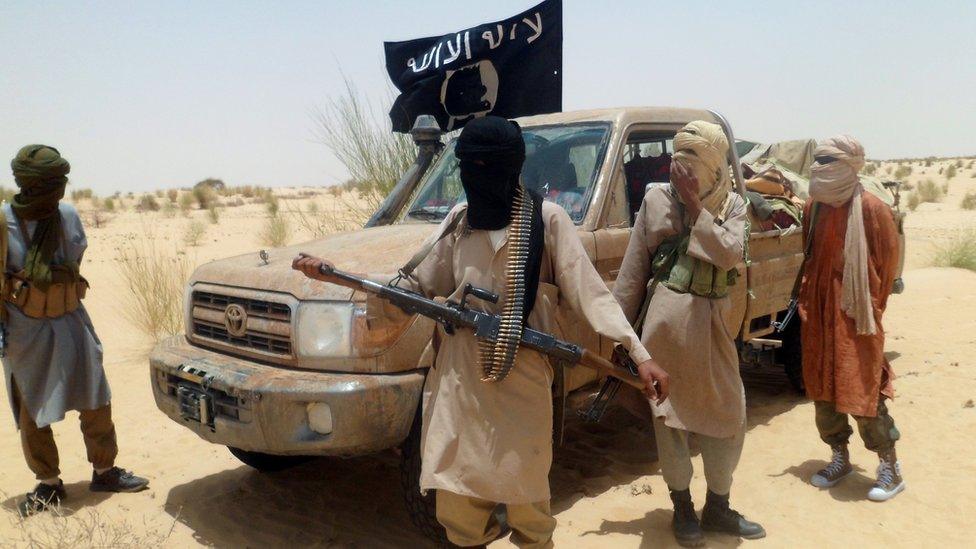 Ansar Dine militants seen in northern Mali - 2012