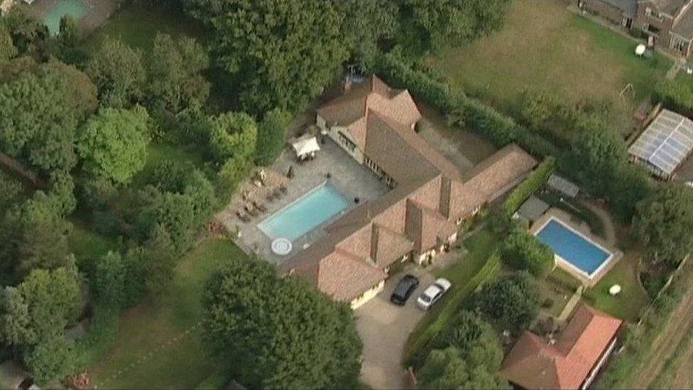 Michael Barrymore's Essex home