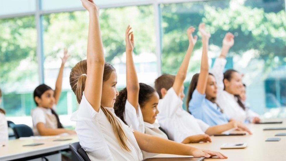 Children in classroom