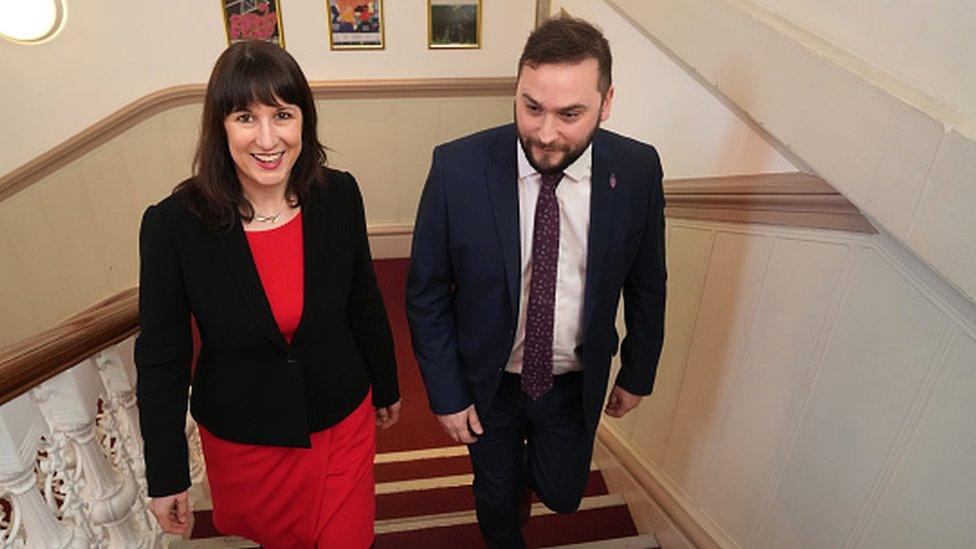 Shadow Chancellor Rachel Reeves and Bury South MP Christian Wakeford