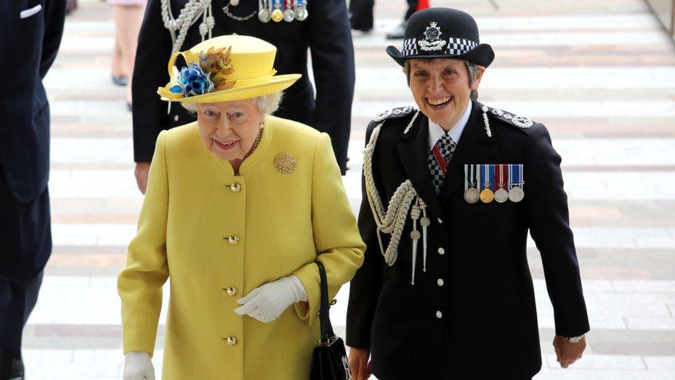 Cressida Dick (right) is the first ever female Commissioner of the Met Police