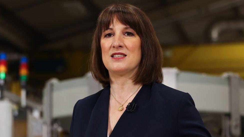 Britain's Chancellor of the Exchequer, Rachel Reeves, delivers a speech on UK growth at the Siemens Healthineers factory near Oxford, Britain, 29 January 2025.