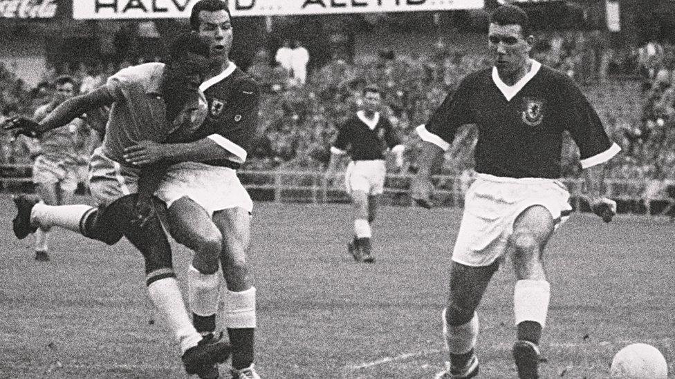 Brazil versus Wales at the 1958 World Cup