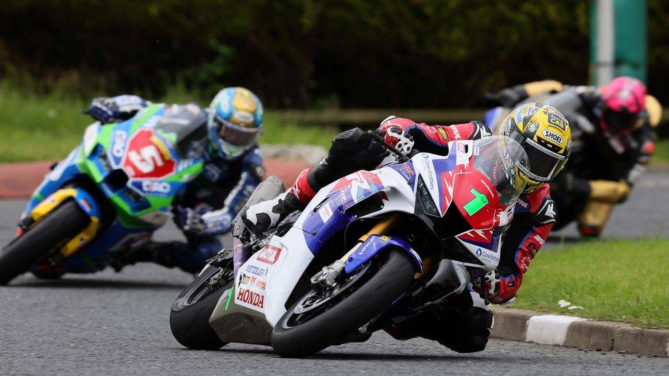 racing at the North West 200