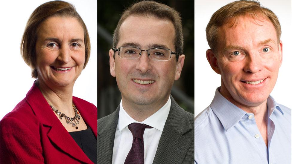 Nia Griffith, Owen Smith and Chris Bryant