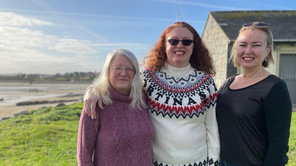 Lorraine, Rachel and Jo Jo