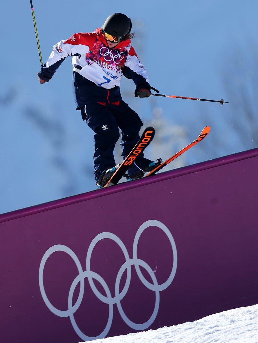 James Woods competes at 2014 Winter Olympics